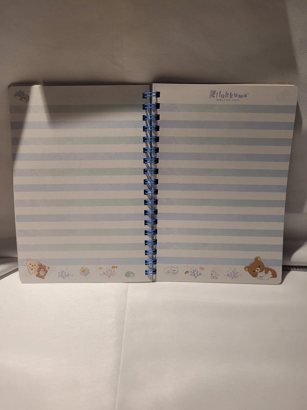 Lot of 4 Authentic San-X Rilakkuma B6 Spiral Notebooks Kawaii Stationery